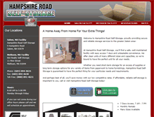 Tablet Screenshot of hampshireroadstorage.com